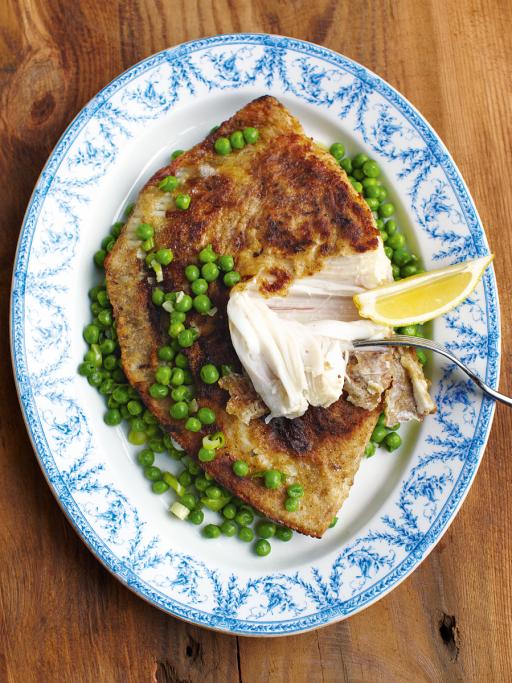 Skate wings with caper butter sauce and olive oil mash Carolina Meat