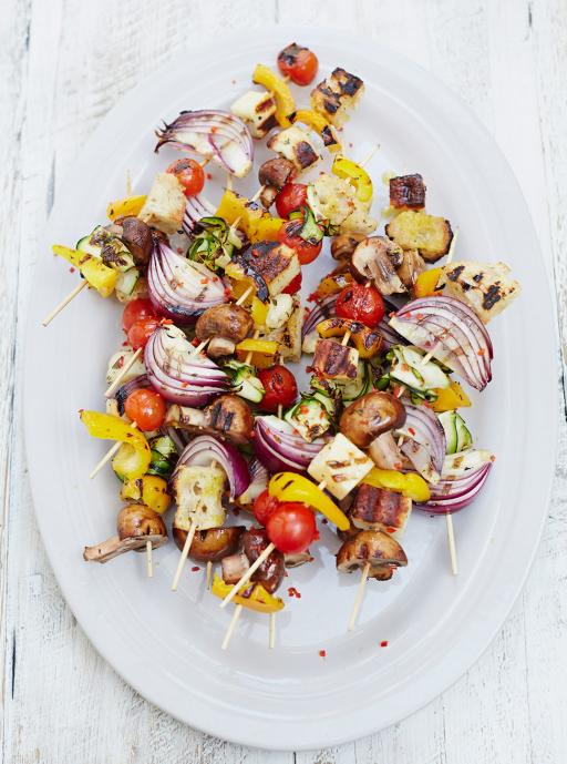 Chargrilled veg kebabs Jamie Oliver Food Jamie Oliver (UK)