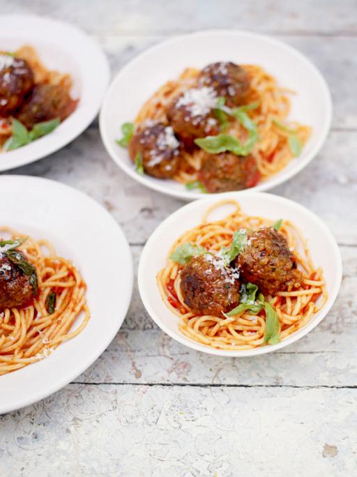 Meatball Pasta Pasta Recipes Jamie Oliver Recipes
