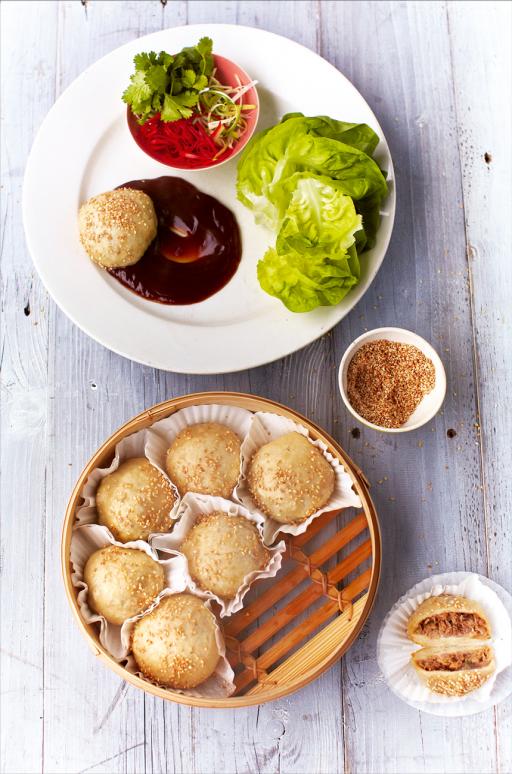 Dim sum pork buns