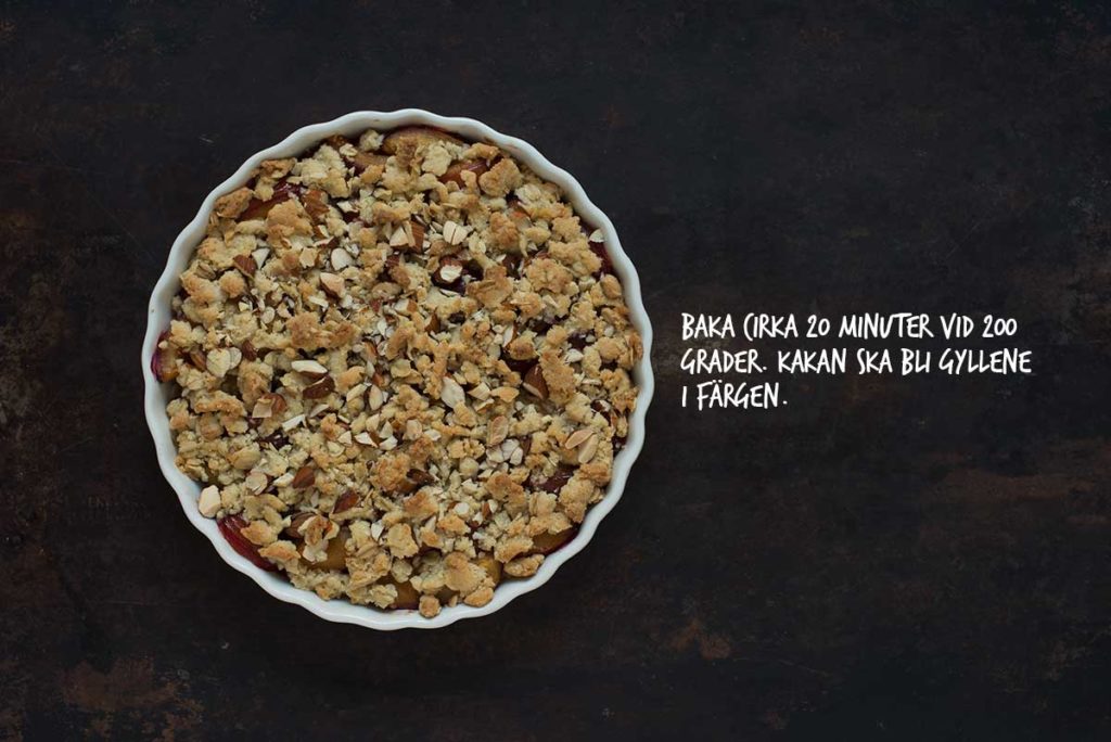 Recept: Smulpaj med plommon | Frk. Kräsen