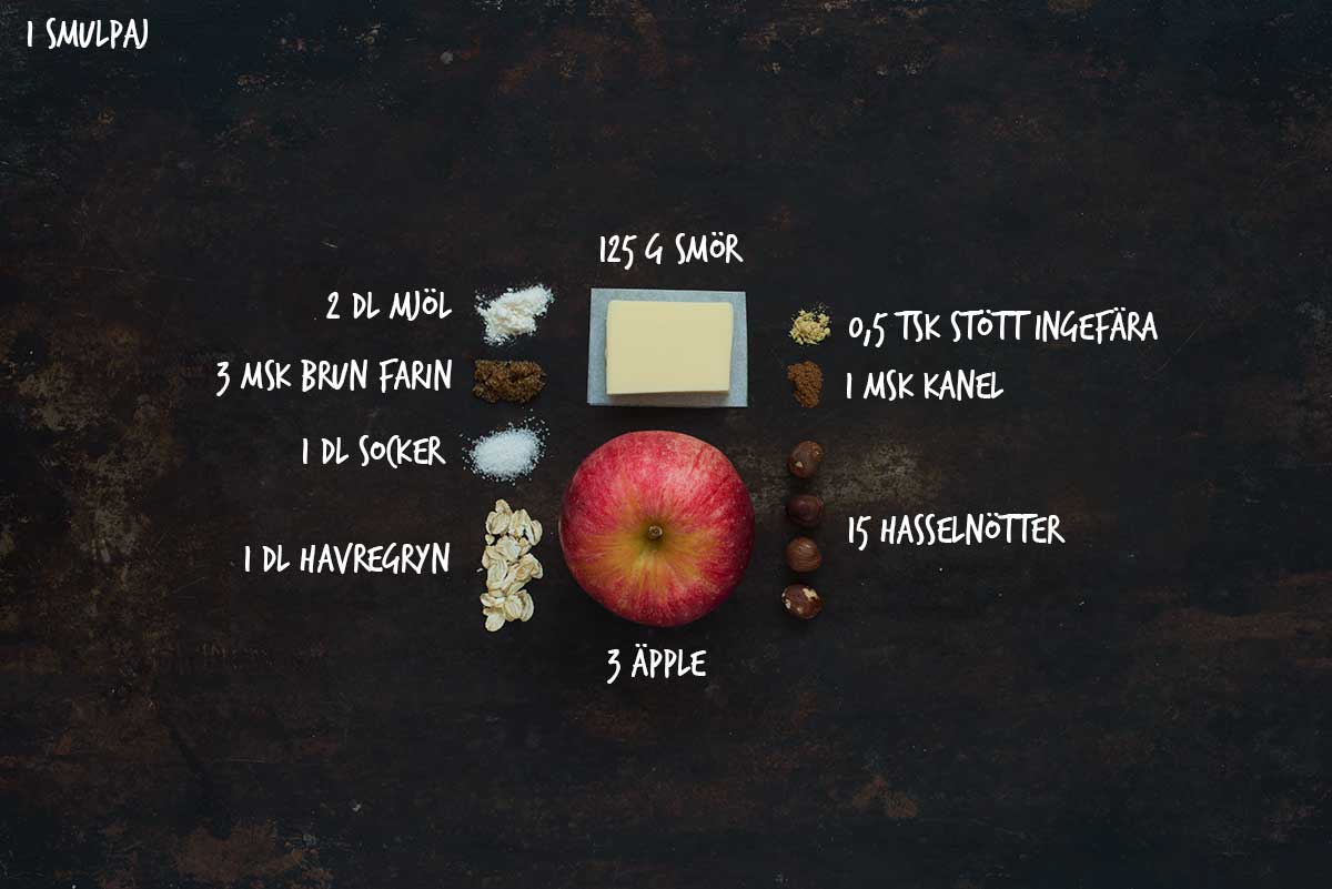 Recept: Smulpaj med äpple | Frk. Kräsen