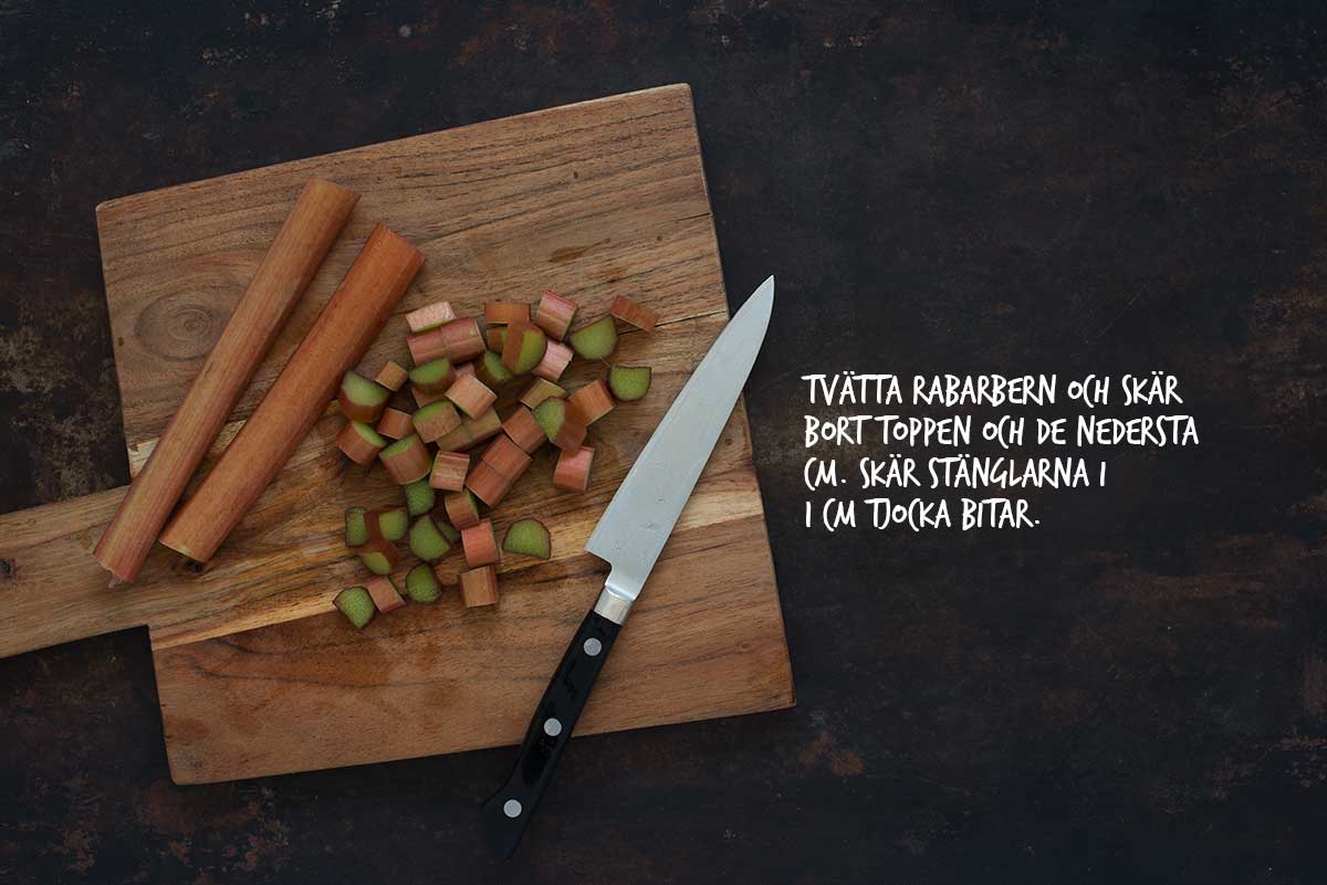 Recept: Smulpaj med rabarber | Frk. Kräsen