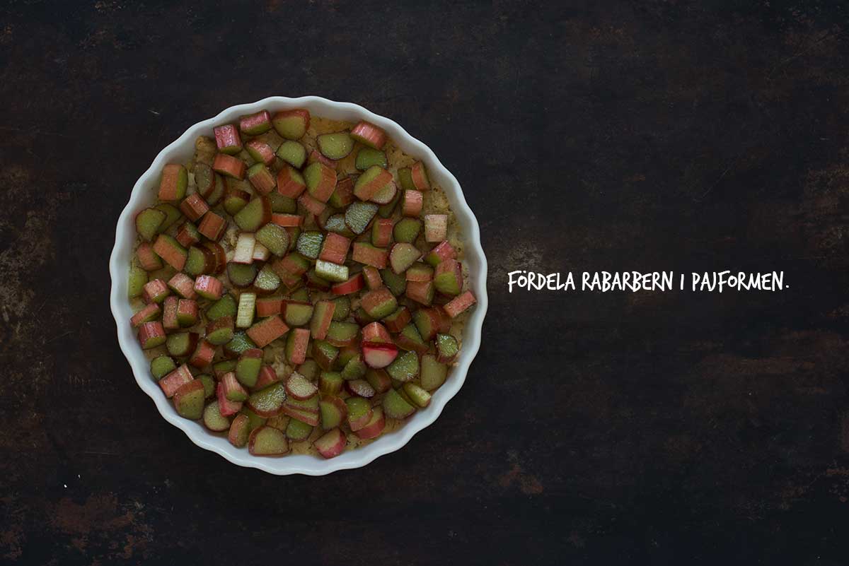 Recept: Smulpaj med rabarber | Frk. Kräsen
