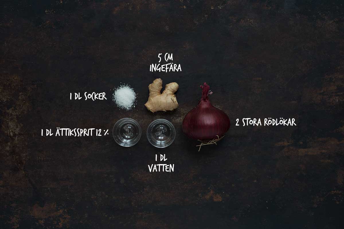 Recept: Picklad rödlök | Frk. Kräsen