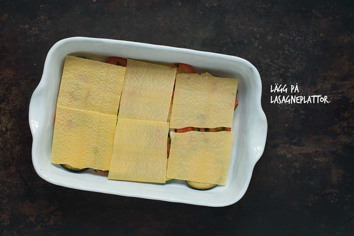 Recept: Vegetarisk lasagne | Frk. Kräsen