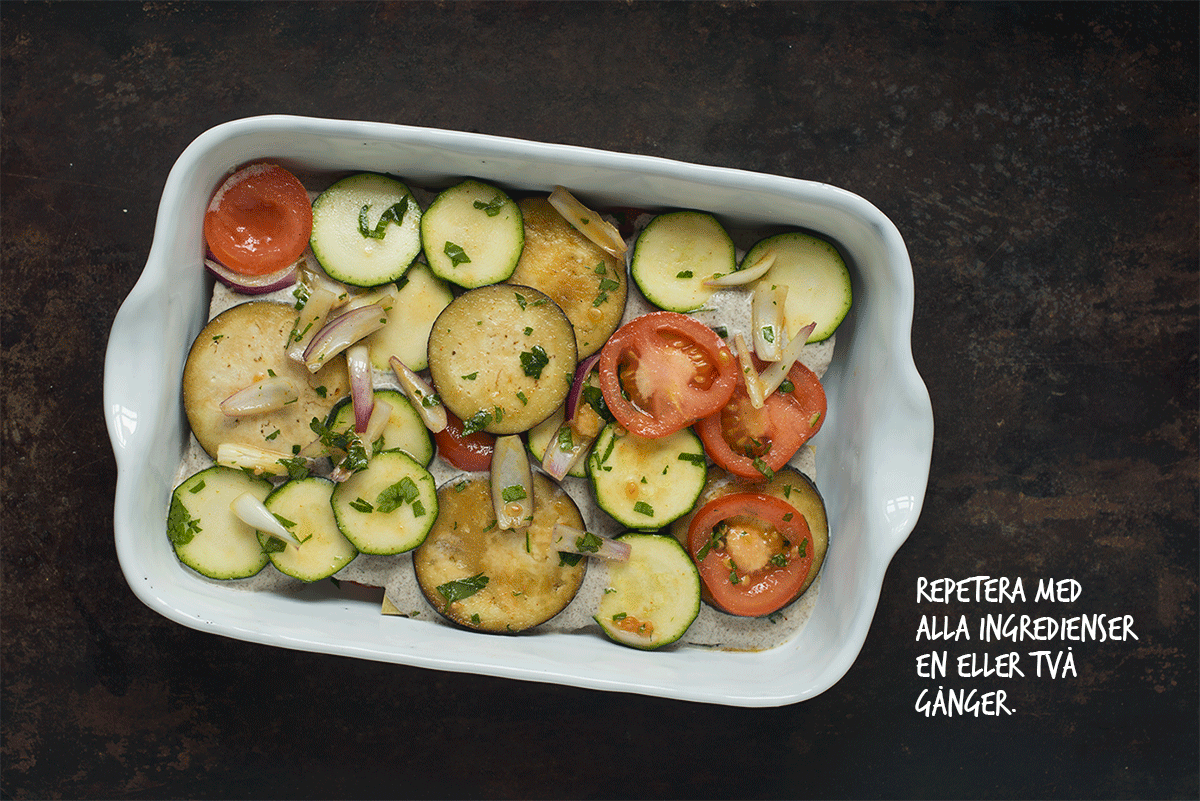 Recept: Vegetarisk lasagne | Frk. Kräsen