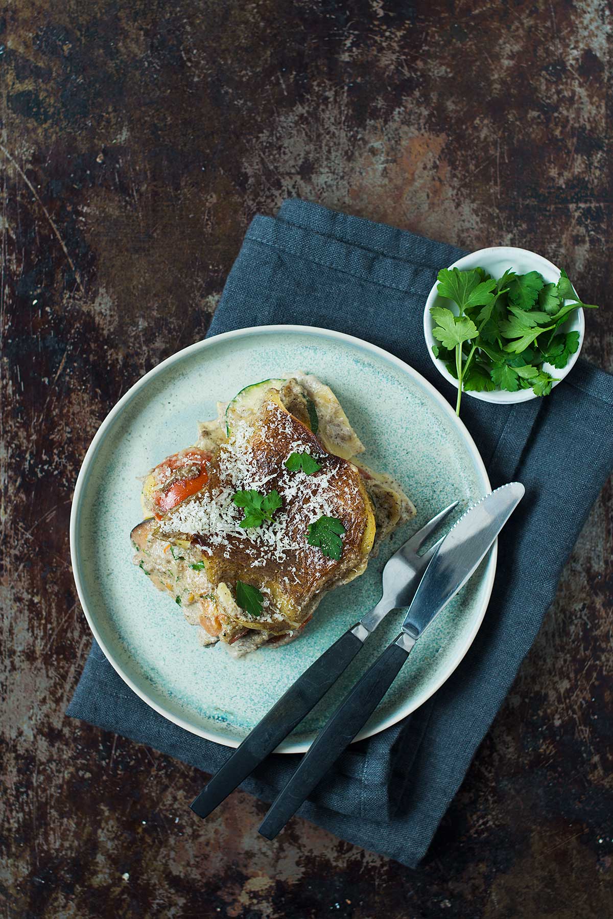 Recept: Vegetarisk lasagne | Frk. Kräsen
