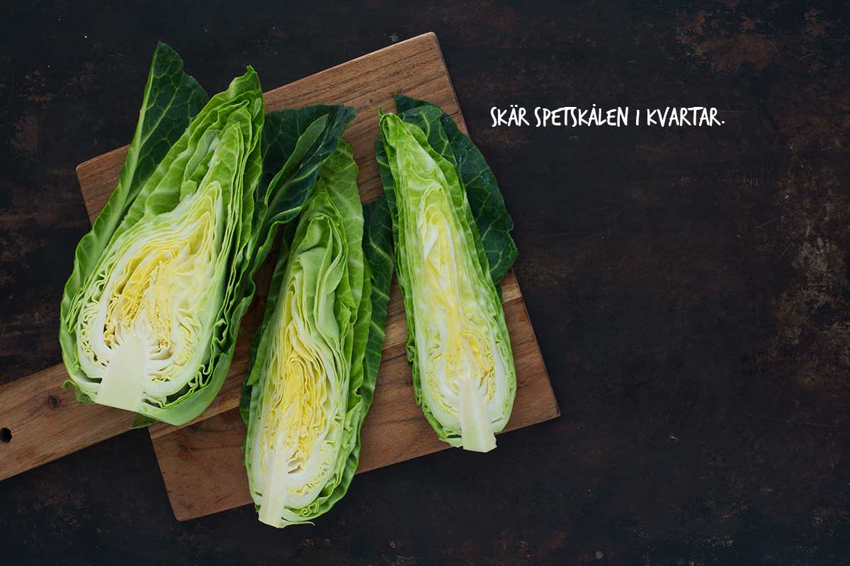 Recept: Stekt spetskål med brynt smör | Frk. Kräsen