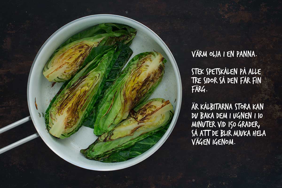 Recept: Stekt spetskål med brynt smör | Frk. Kräsen