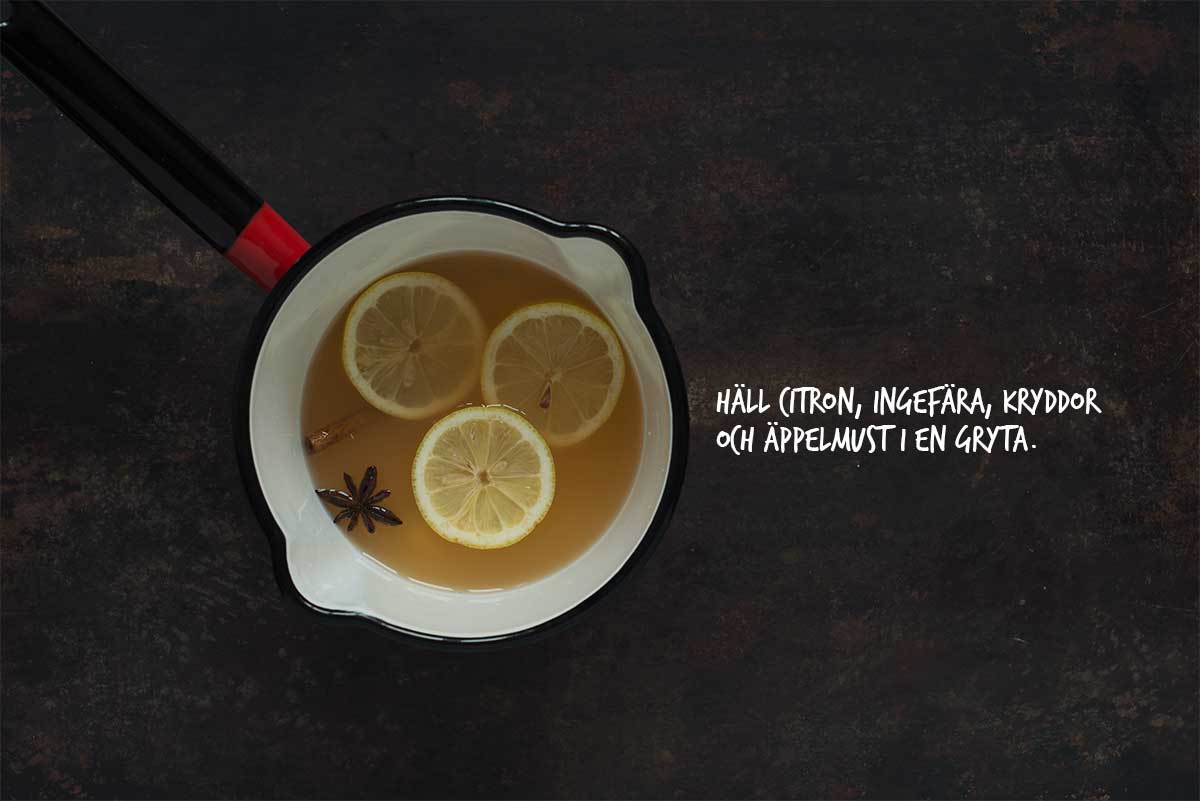Recept: Vit glögg med äppelmust | Frk. Kräsen