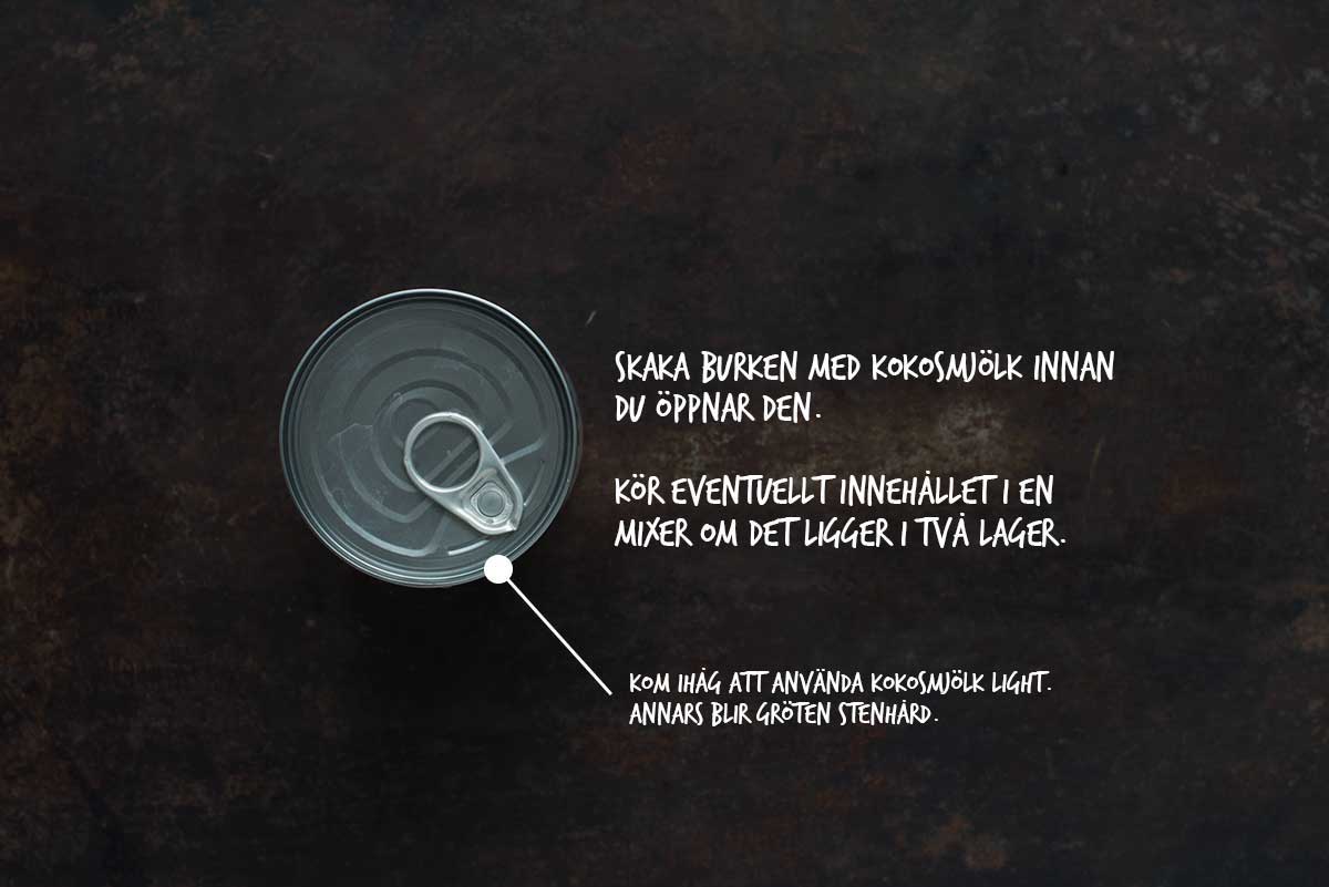 Recept: Chiagröt med kokosmjölk, hallon och granola | Frk. Kräsen