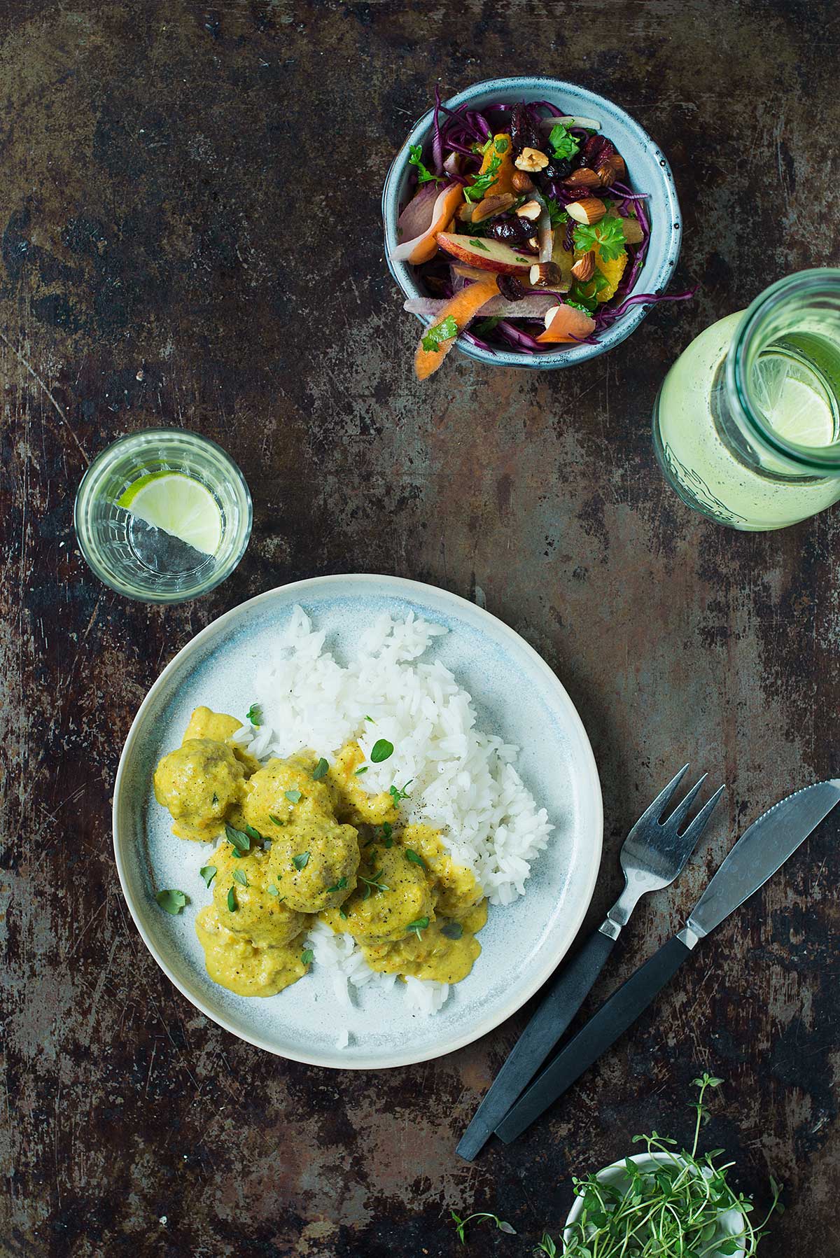 Recept: Danska köttbullar i currysås | Frk. Kräsen