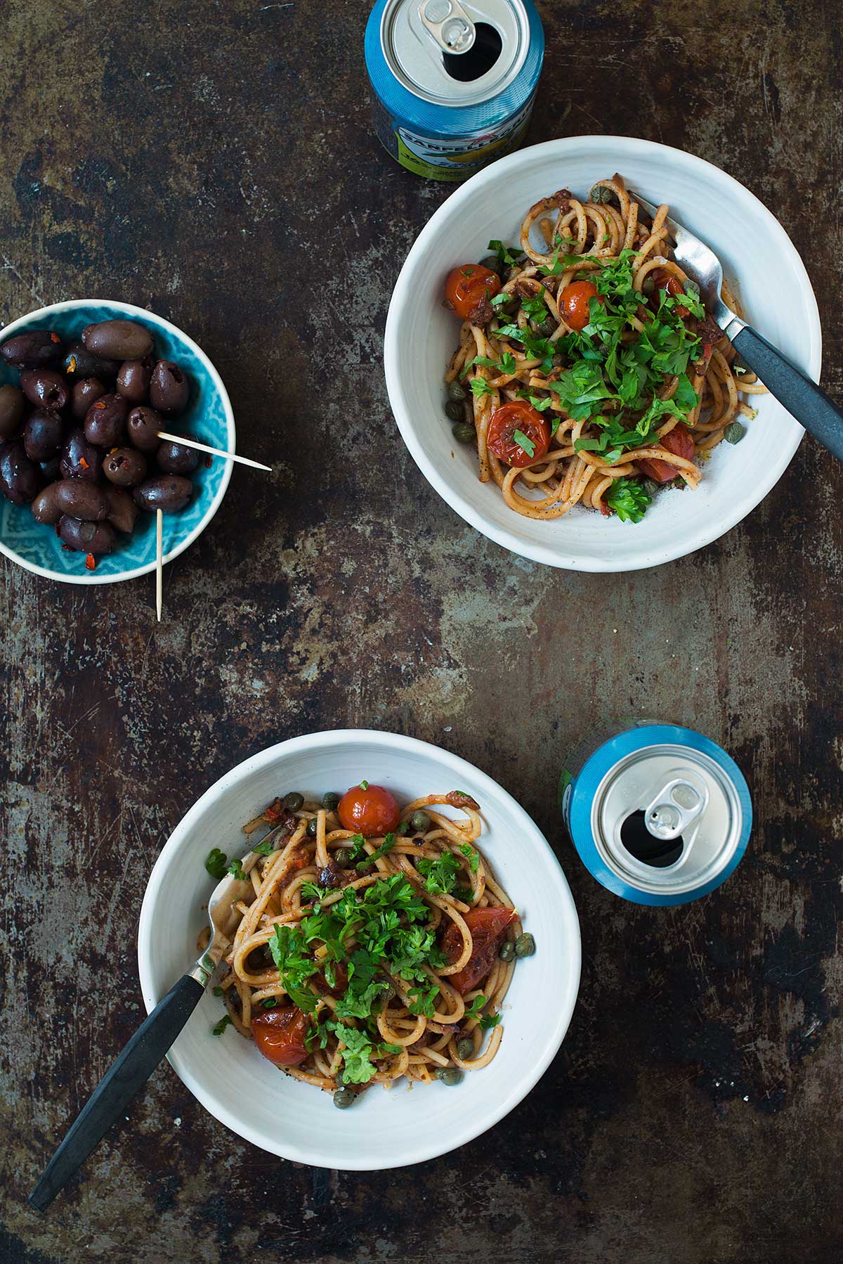 Recept: Spagetti alla puttanesca | Frk. Kræsen