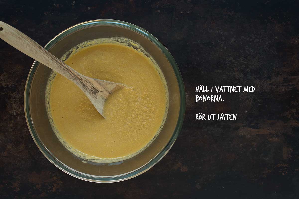 Recept: Kalljästa bullar med bönor | Frk. Kräsen