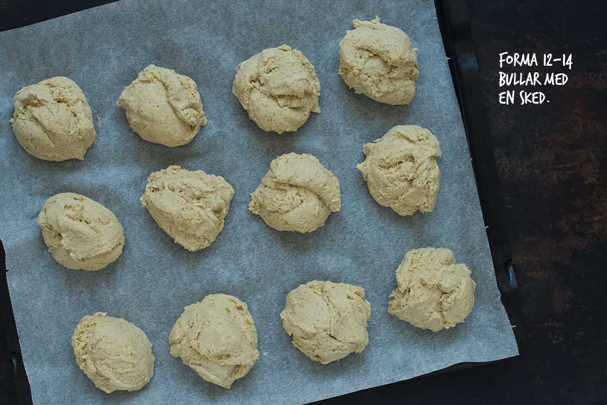 Recept: Kalljästa bullar med bönor | Frk. Kräsen