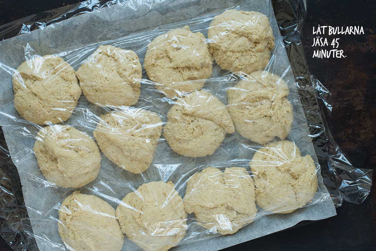 Recept: Kalljästa bullar med bönor | Frk. Kräsen