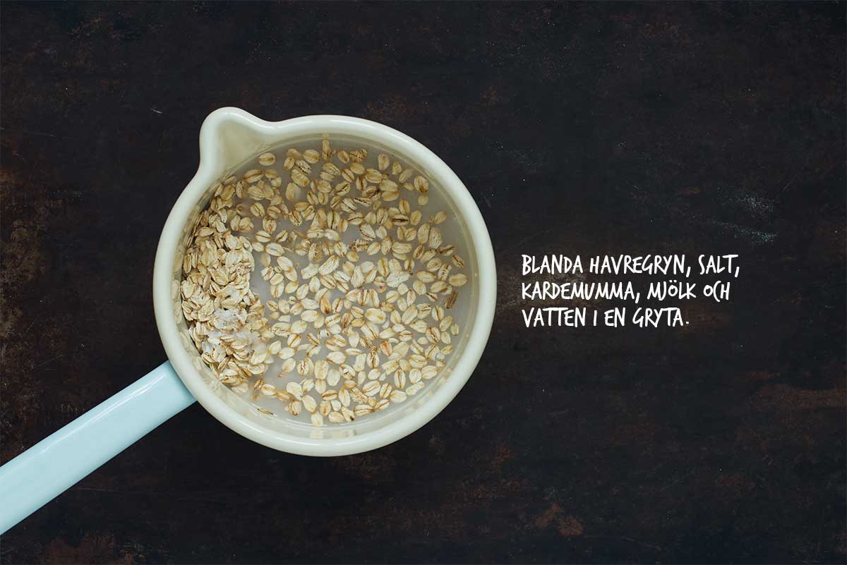 Recept: Havregrynsgröt med stekta bananer och jordnötssmör | Frk. Kräsen
