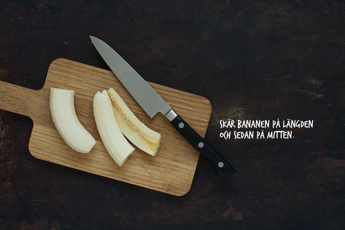 Recept: Havregrynsgröt med stekta bananer och jordnötssmör | Frk. Kräsen
