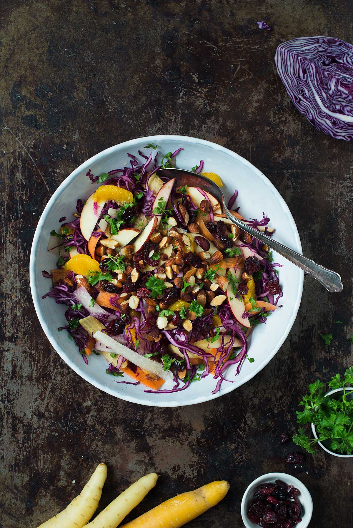 Recept: Råkostsallad med rödkål och morötter | Frk. Kräsen