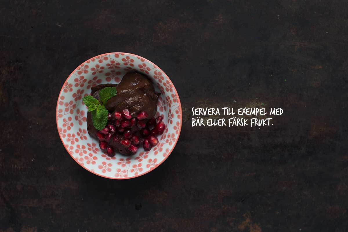 Recept: Chokladmousse med avokado | Frk. Kräsen