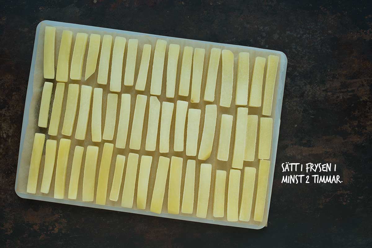 Recept: Pommes frites | Frk. Kräsen