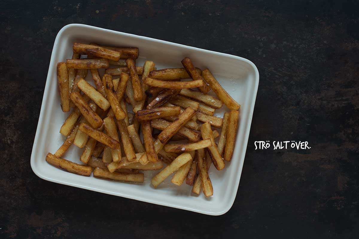 Recept: Pommes frites | Frk. Kräsen