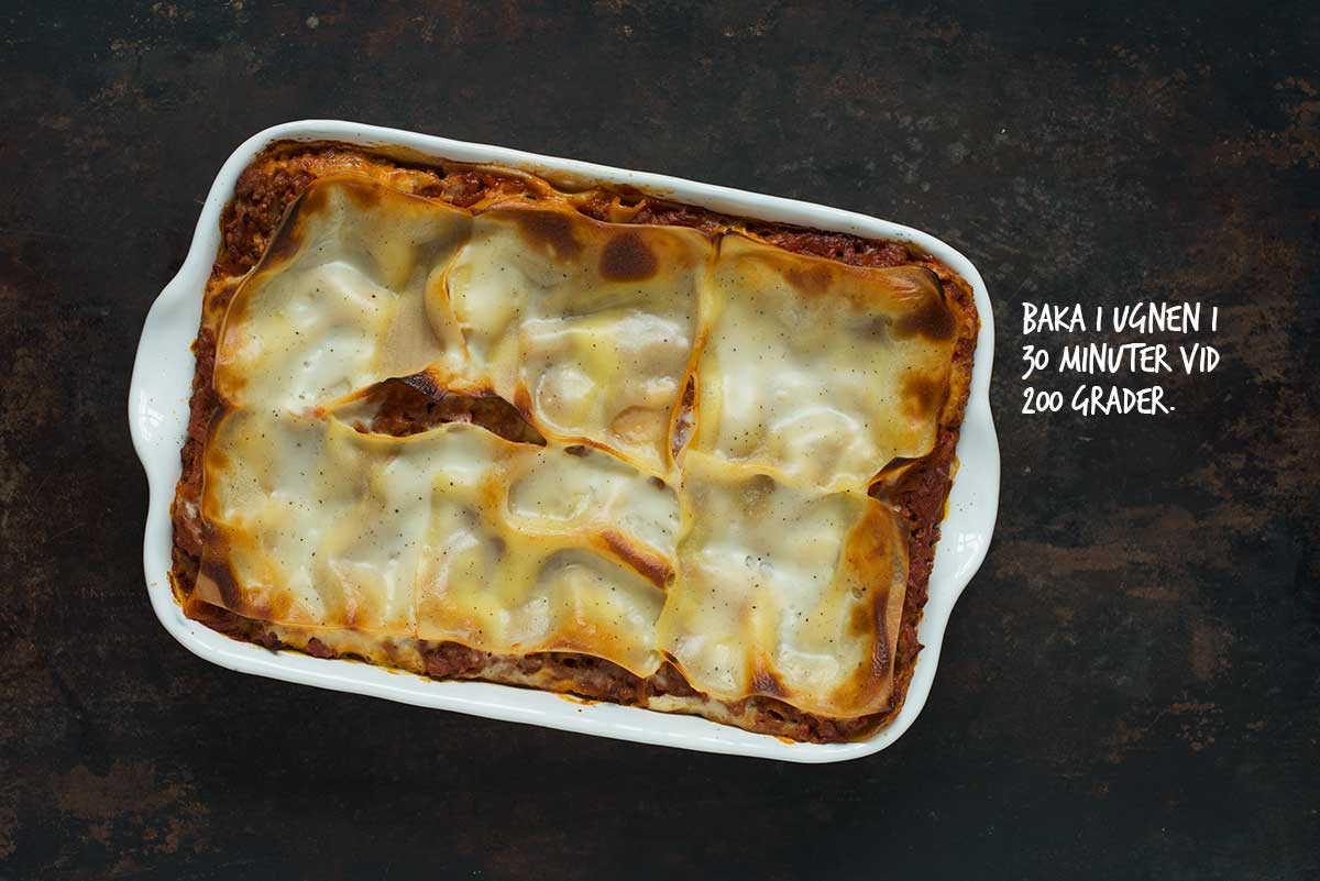 Recept: Klassisk lasagne | Frk. Kräsen