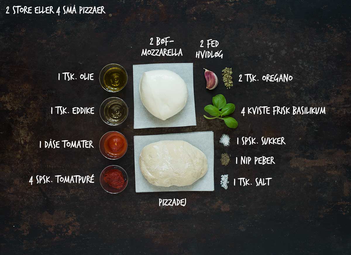Recept: Pizza Margherita | Frk. Kräsen