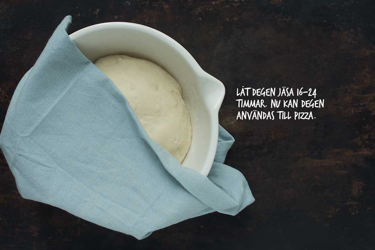 Recept: Kalljäst pizzadeg | Frk. Kräsen