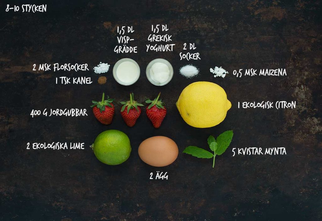Recept: Mini-pavlova med jordgubbar och mynta | Frk. Kräsen