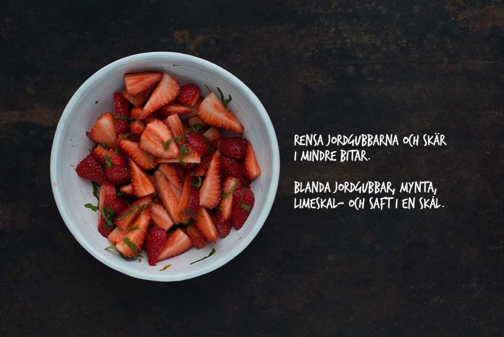 Recept: Mini-pavlova med jordgubbar och mynta | Frk. Kräsen