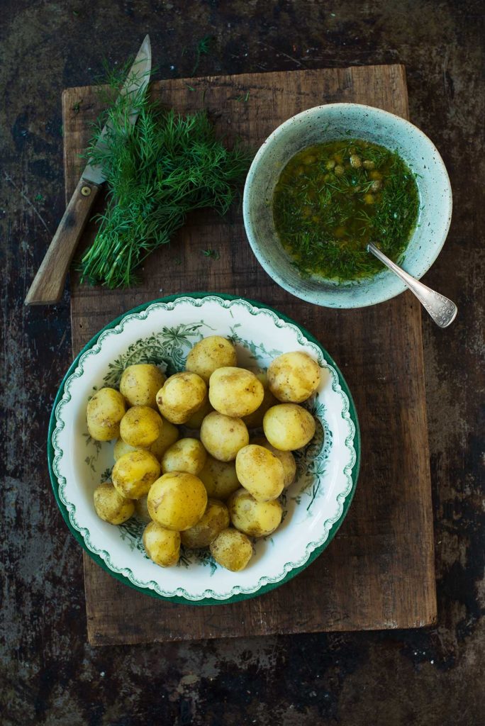 Recept: Färskpotatis med brynt smör | Frk. Kräsen