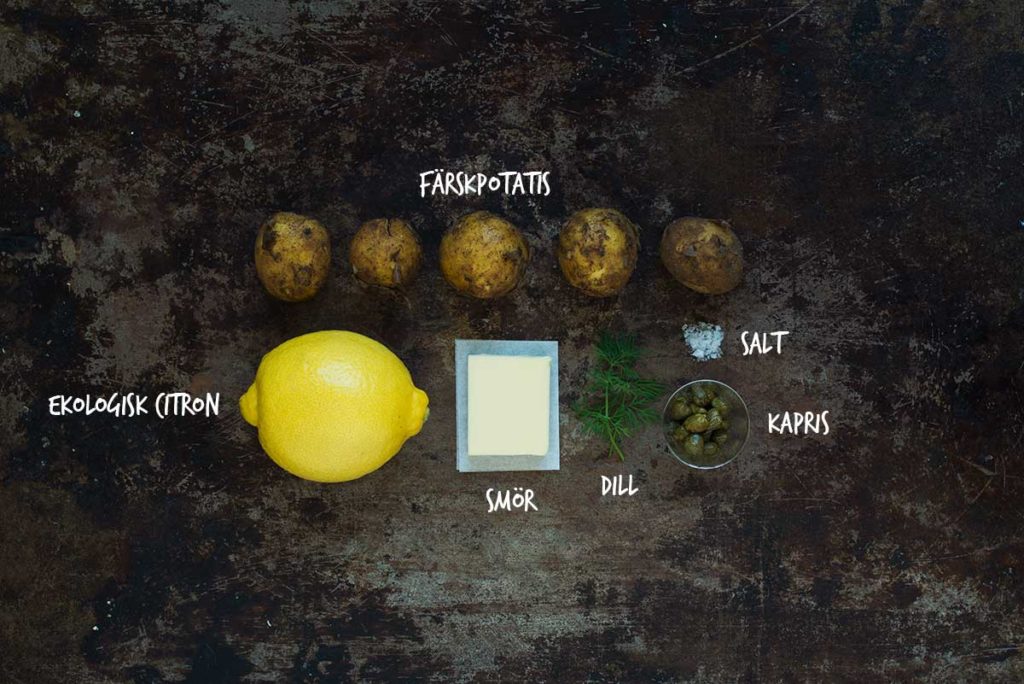 Recept: Färskpotatis med brynt smör | Frk. Kräsen