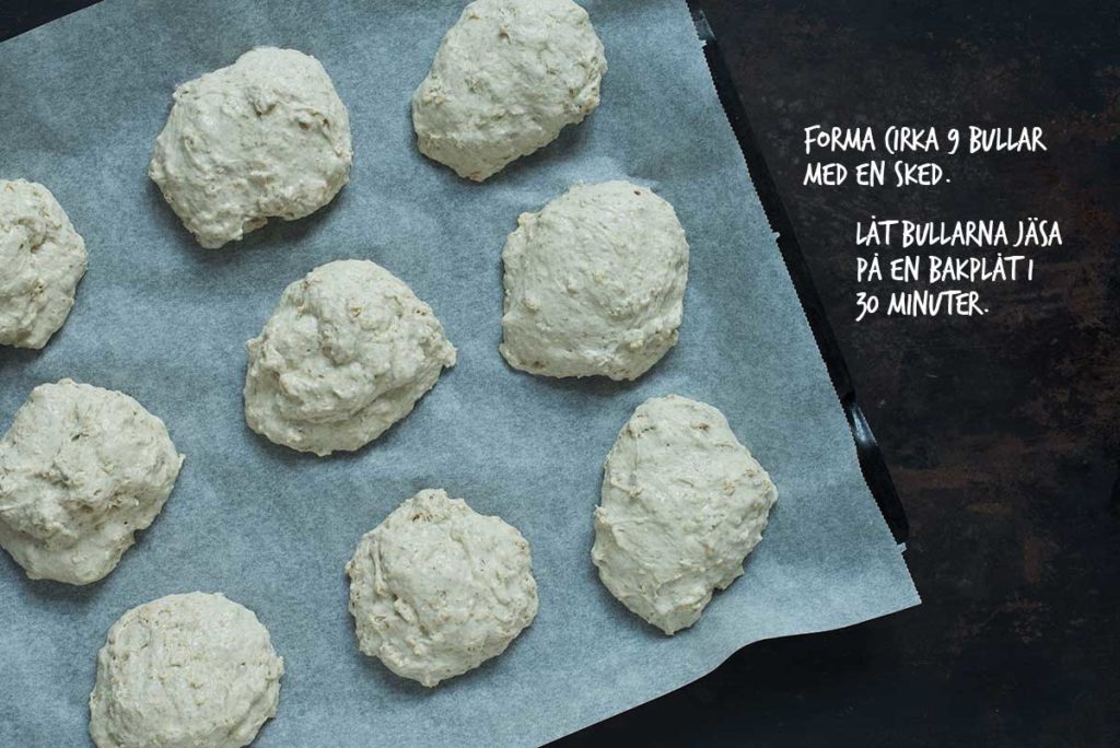 Recept: Kalljästa bullar | Frk. Kräsen