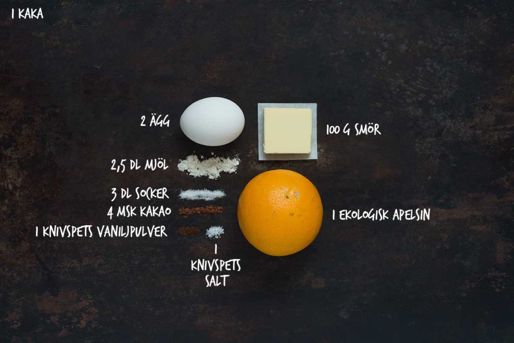 Recept: Kladdkaka med apelsin | Frk. Kräsen
