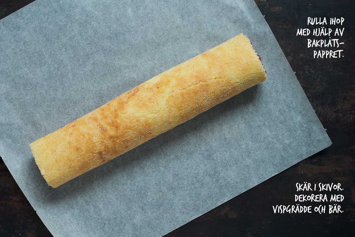 Recept: Rulltårta med bär | Frk. Kräsen