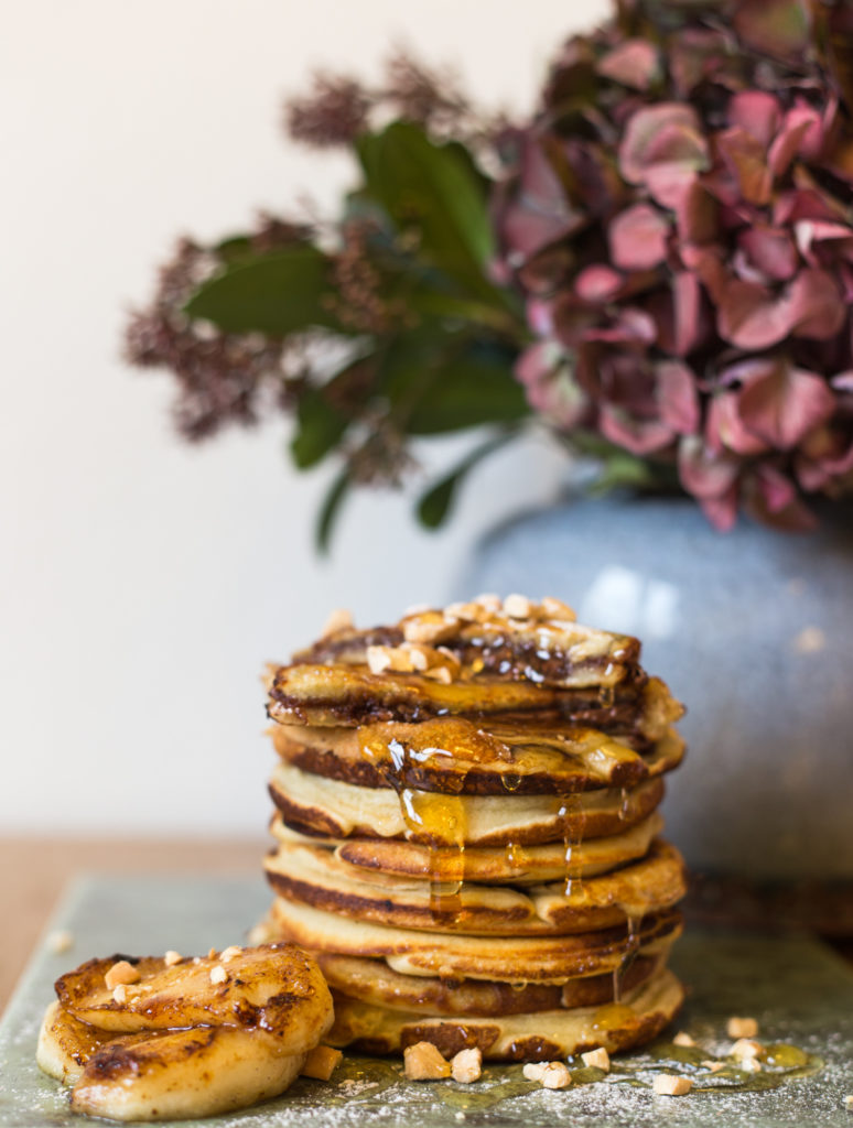 Nutella filled pancakes by Anna María