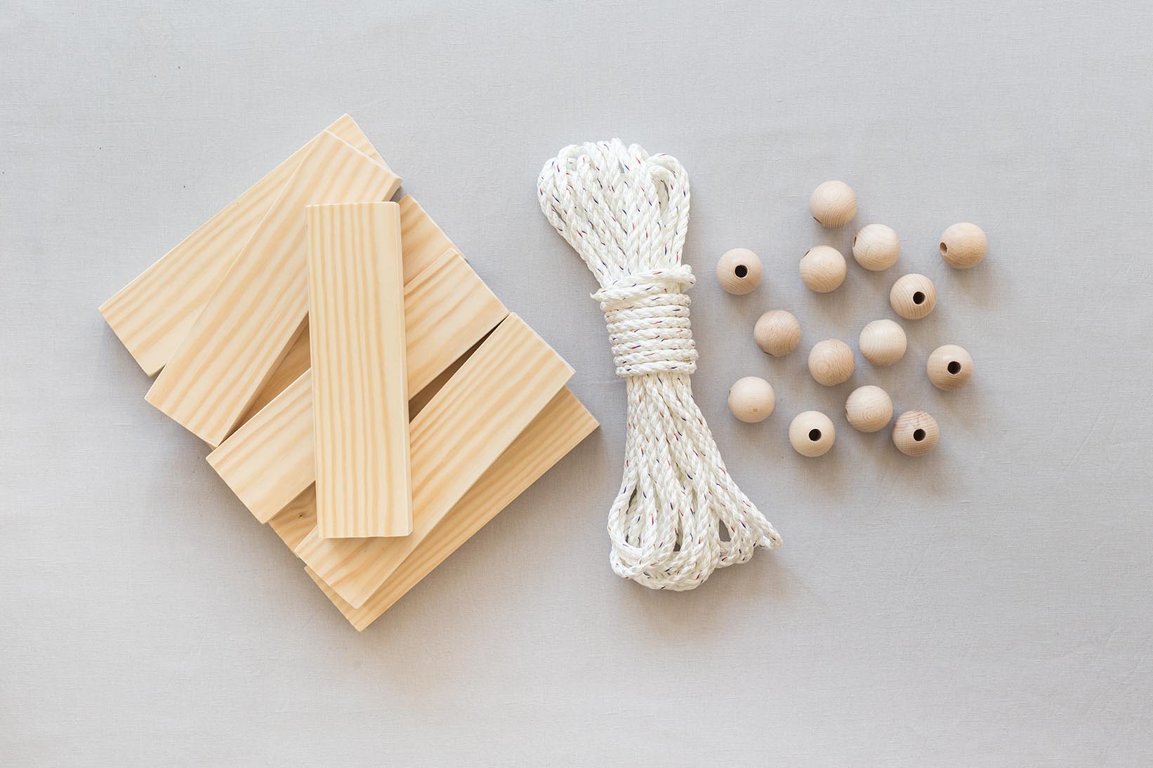 DIY Gunga med träkulor | Dnilva