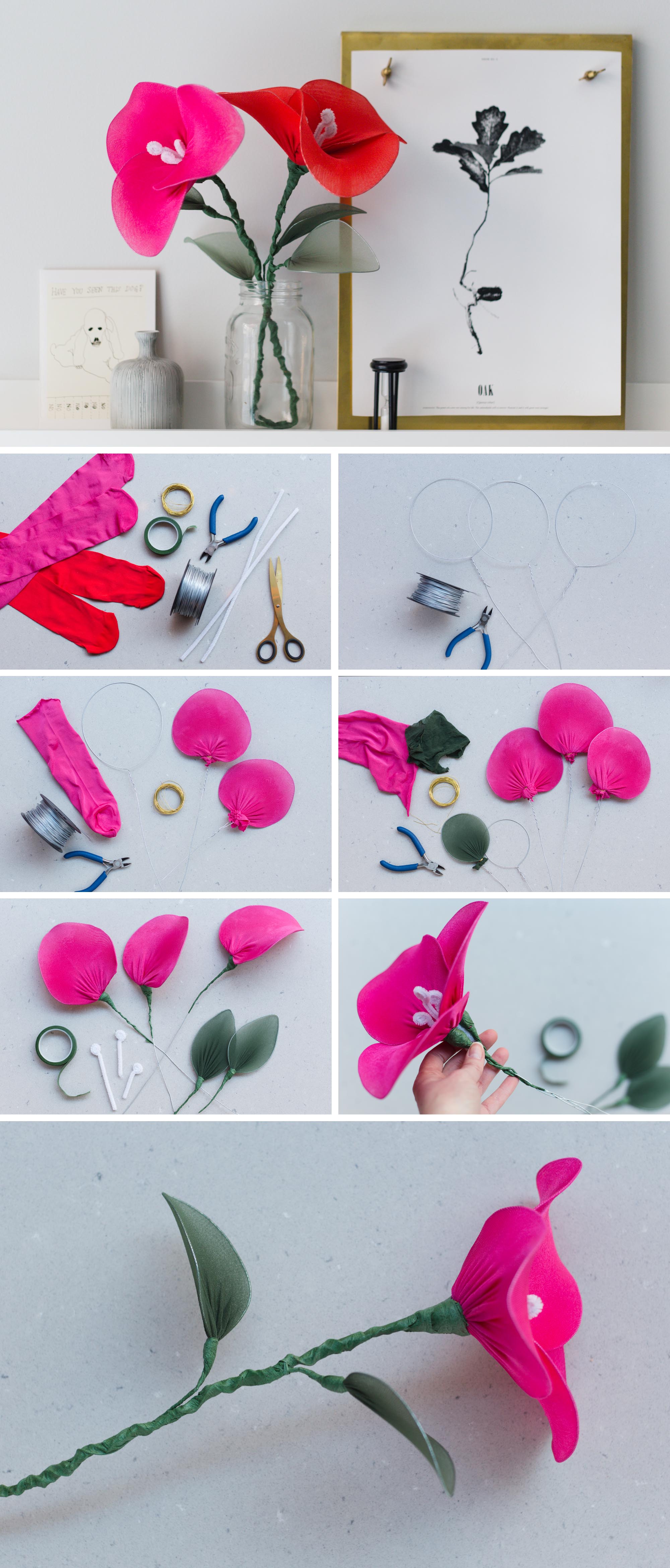 DIY Big Valentines Flowers | by Dnilva