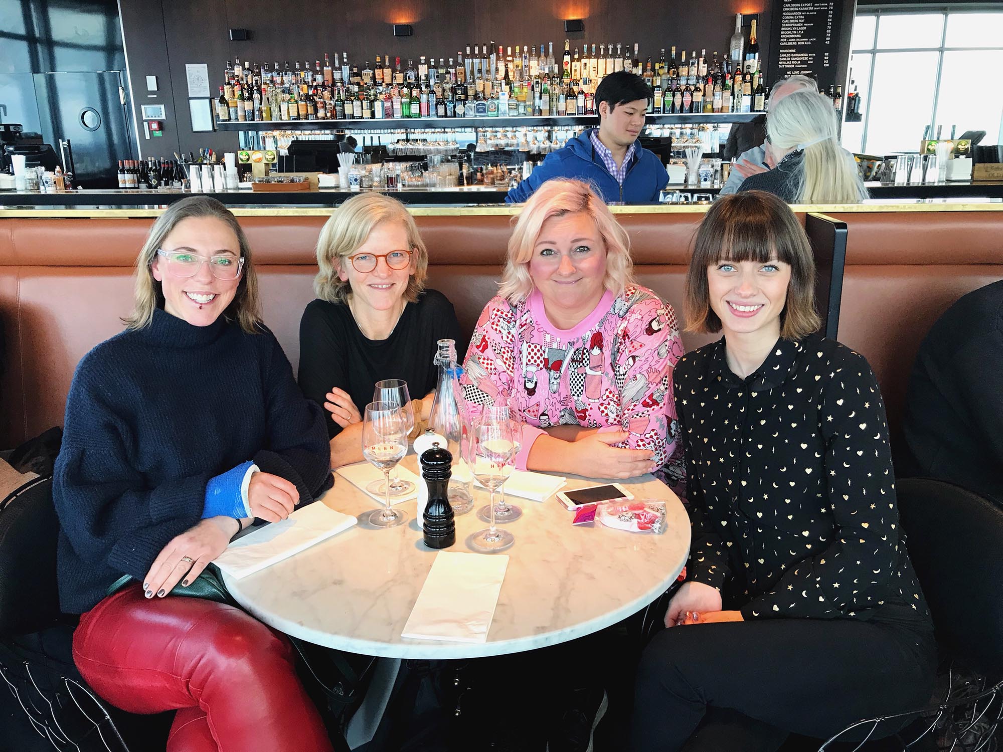 Kreativ lunch - Helena Lyth, Pysselbolaget, Kreativa Karin och Dnilva