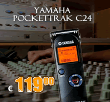 Registratore digitale portatile yamaha pocketrak c24