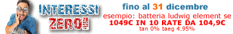 Spedizione Gratuita per ordini in Italia a partire da 200€ e Tasso Zero fino al 19 novembre 2011 Spedizione Gratuita per ordini in Italia a partire da 200€ e Tasso Zero fino al 19 novembre 2011