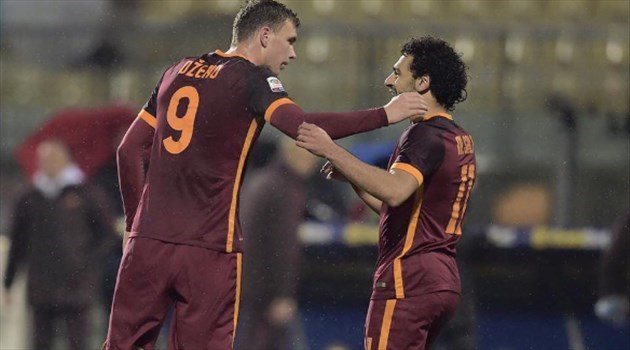 11 هدف تفصل محمد صلاح ودجيكو عن دخول التاريخ مع روما