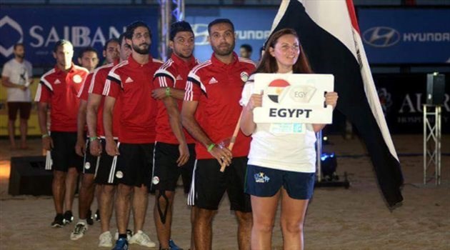 مصر تخسر من روسيا في كأس القارات للكرة الشاطئية