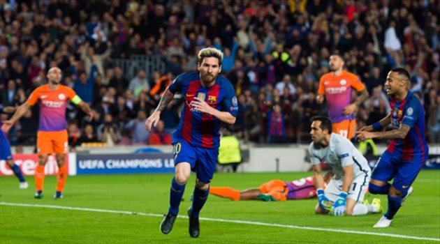 زلزال ميسي يدمر سيتي جوارديولا ويمنح برشلونة العلامة الكاملة