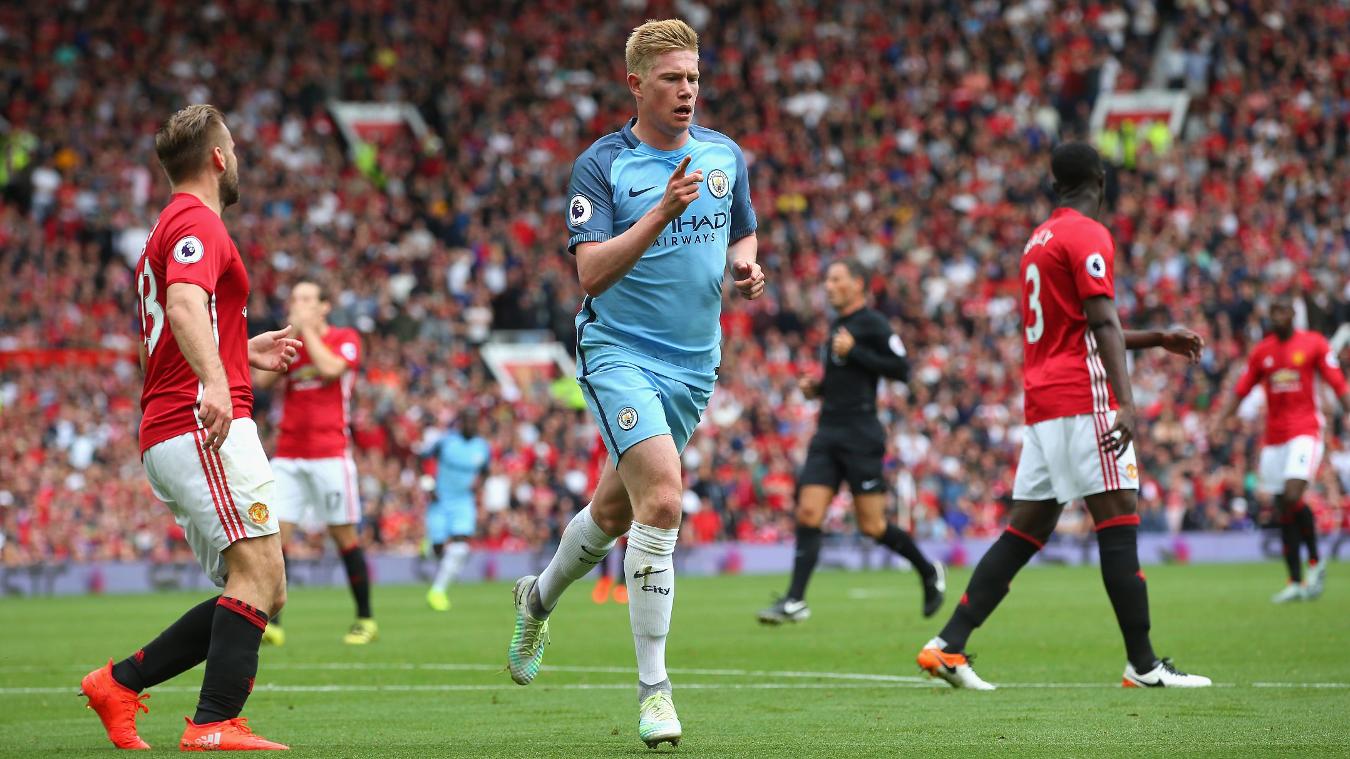 دي بروين يقود جوارديولا لقهر يونايتد مورينيو