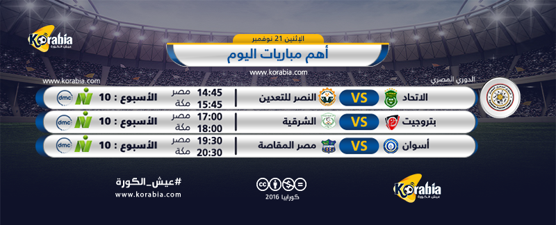3 لقاءات مع انطلاق الأسبوع العاشر بالممتاز ضمن أبرز مباريات اليوم