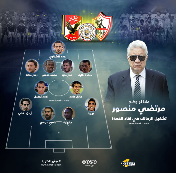 تعرف على تشكيل الزمالك في لقاء القمة بوجهة نظر مرتضي منصور "المدير الفني"