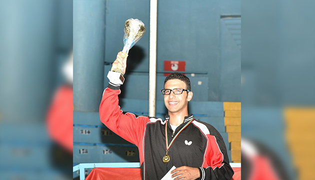 عمر عصر يحافظ على لقب إفريقيا لتنس الطاولة